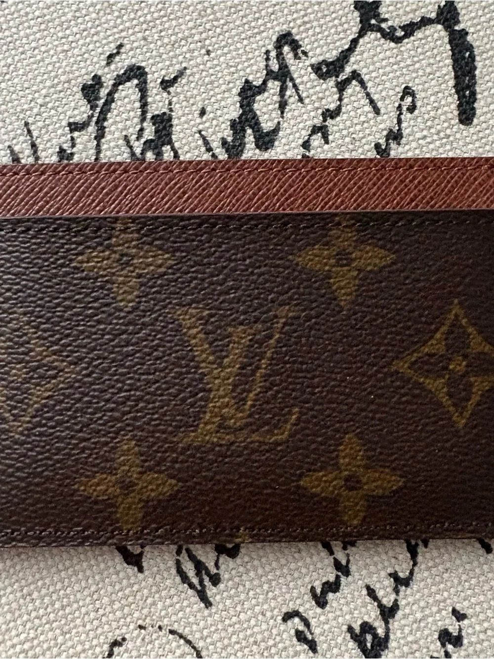 Louis Vuitton Monogram Cardholder with Gift Tag Dust Bag and Box